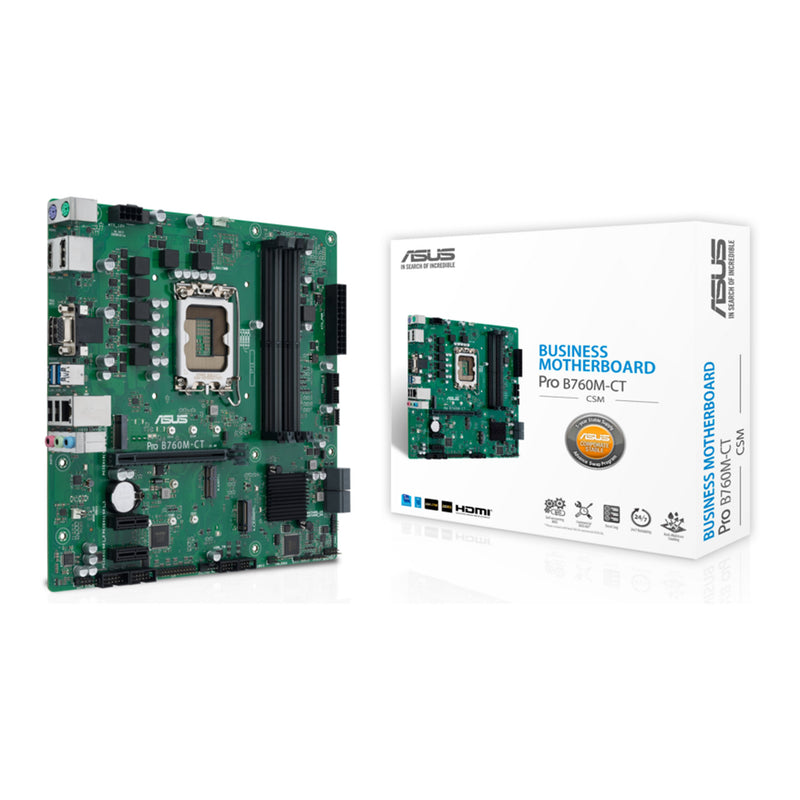 ASUS PRO B760M-CT-CSM Intel LGA1700 Micro-ATX Industrial Motherboard