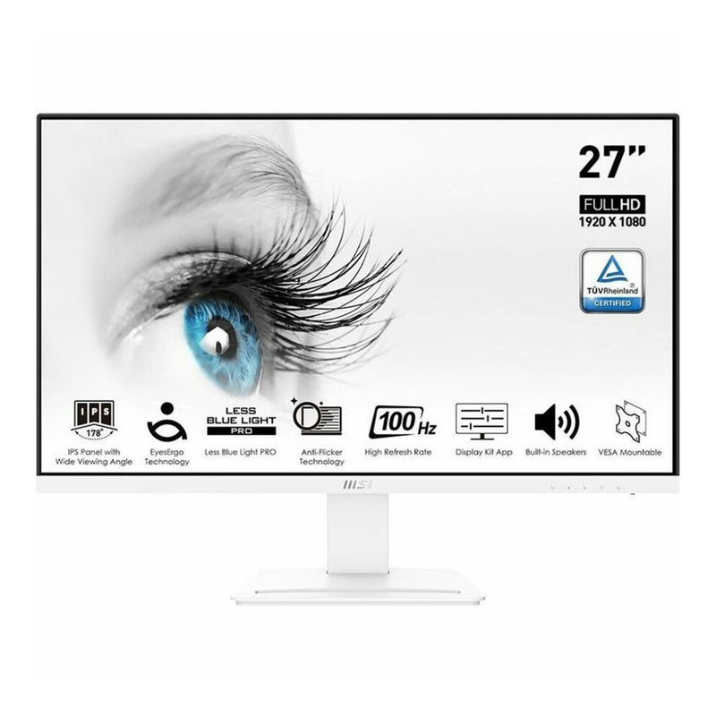 MSI PRO MP273AW 27" Class Full HD 16:9 LCD IPS Monitor - White
