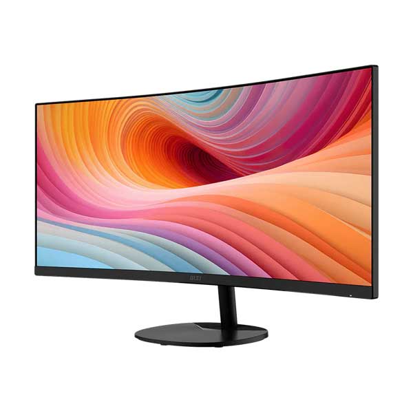 MSI 34" UWQHD 120Hz 21:9 1500R Business Productivity & Gaming Curved Monitor | PRO MP341CQ E12