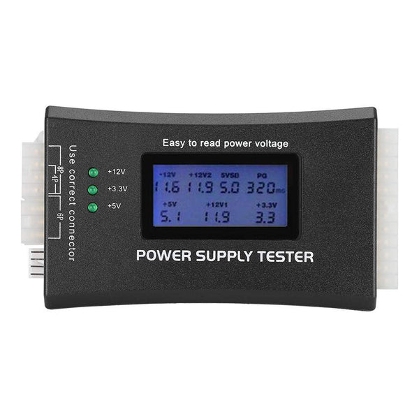 Altex Preferred MFG Altex Preferred MFG ATX Power Supply Tester with LCD Display and Audio Fault Alarm Default Title
