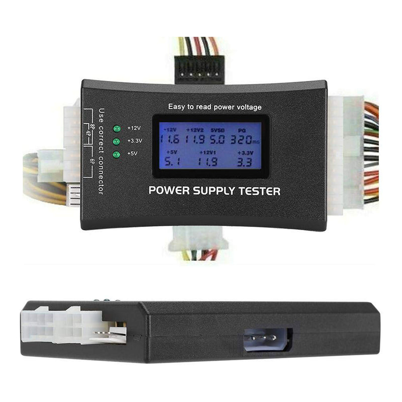 Altex Preferred MFG ATX Power Supply Tester with LCD Display and Audio Fault Alarm