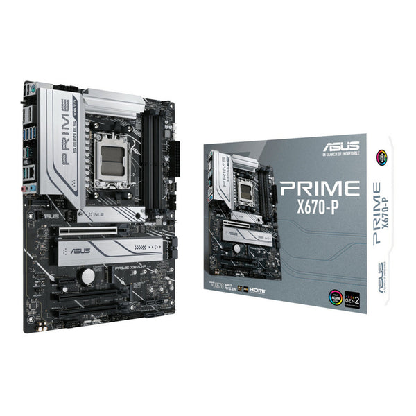 ASUS ASUS Prime X670-P ATX Desktop Motherboard - AMD X670 Chipset - AM5 Socket Default Title
