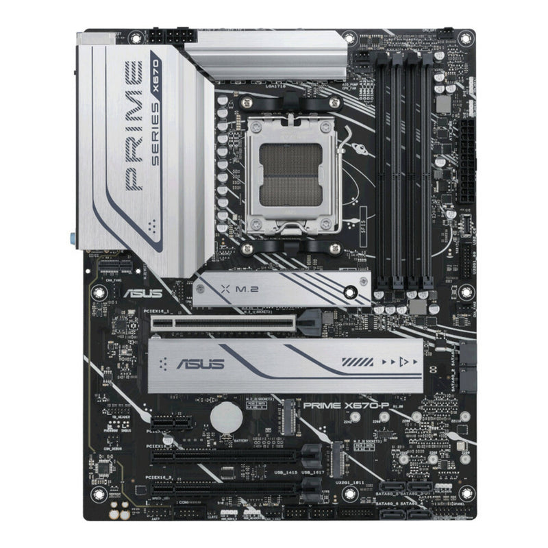 ASUS Prime X670-P ATX Desktop Motherboard - AMD X670 Chipset - AM5 Socket