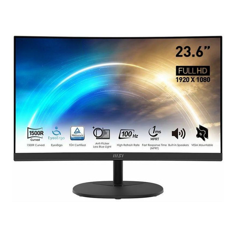 MSI Pro MP2412C Professional 24" Class Full HD Curved Screen LCD Monitor - 16:9