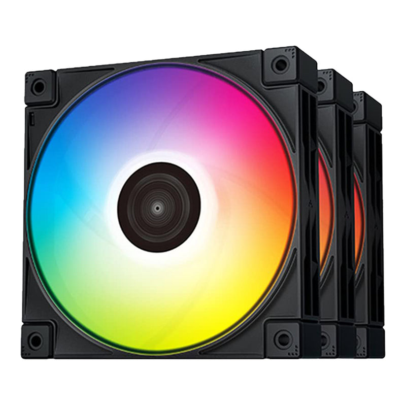 DeepCool R-FC120-BAMN3-G-1 FC120 Performance A-RGB PWM Fan 3-Pack - Black