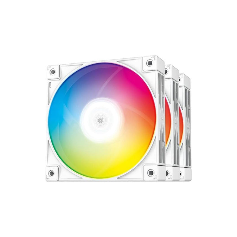 DeepCool R-FC120-WHAMN3-G-1 FC120 Performance A-RGB PWM Fan 3-Pack - White
