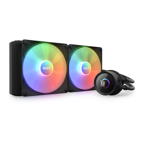NZXT NZXT RL-KR280-B1 Kraken 280 RGB AIO Liquid Cooler with LCD Display and RGB Fans Default Title
