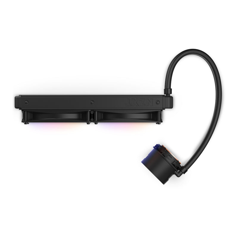 NZXT RL-KR280-B1 Kraken 280 RGB AIO Liquid Cooler with LCD Display and RGB Fans