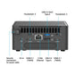 ASUS NUC 15 Pro Barebone Mini PC Kit | Intel Core Ultra 5 225H | RNUC15CRHU50000U