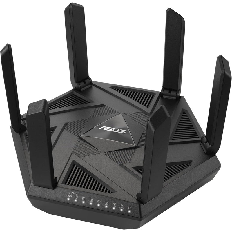 Asus RT-AXE7800 Tri-Band WiFi 6E Extendable Router, 6GHz Band, 2.5g Port, Subscription-Free Network Security, Instant Guard, Advanced Parental Control