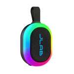 JLab Pop Party Ultra-Portable Bluetooth Speaker | 5W Audio | RGB Lights | IP55 Waterproof | Black | SBPOPRBLK123