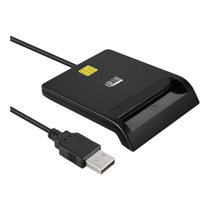 Adesso SCR-100-TAA CAC USB Smart Card Reader