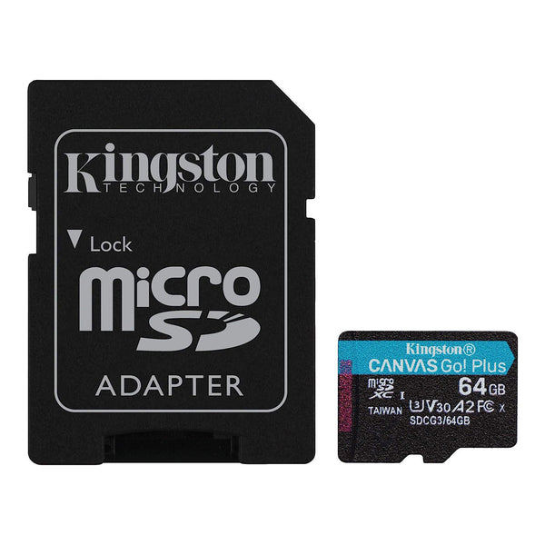 Kingston Kingston SDCG3/64GB Canvas Go! Plus microSD Memory Card - 64GB Default Title
