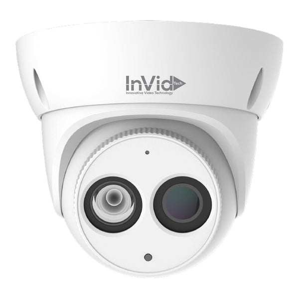 InVidTech InVidTech SECA-P4TXIR28 4MP 2.8mm WDR Outdoor IP Turret Camera with SD Card Slot and Junction Box Default Title
