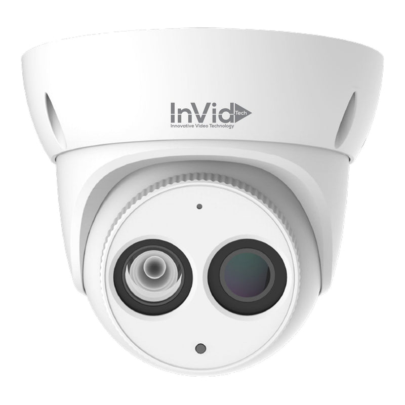 InVidTech SECA-P4TXIR28 4MP 2.8mm WDR Outdoor IP Turret Camera with SD Card Slot and Junction Box