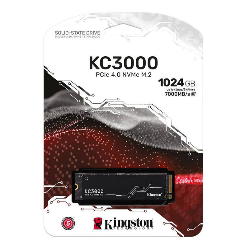 Kingston SKC3000S/1024G 1TB KC3000 M.2 PCIe NVMe Solid State Drive
