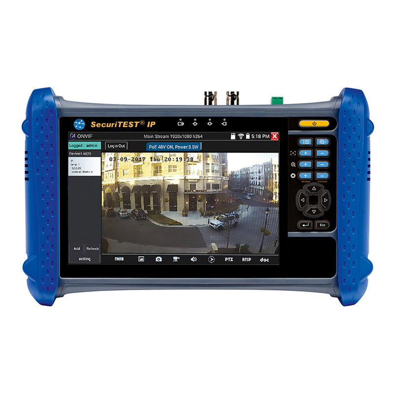 Simply45 ST-171000 SimplyTest SecuriTEST IP Digital/ Analog/HD Coax CCTV Tester