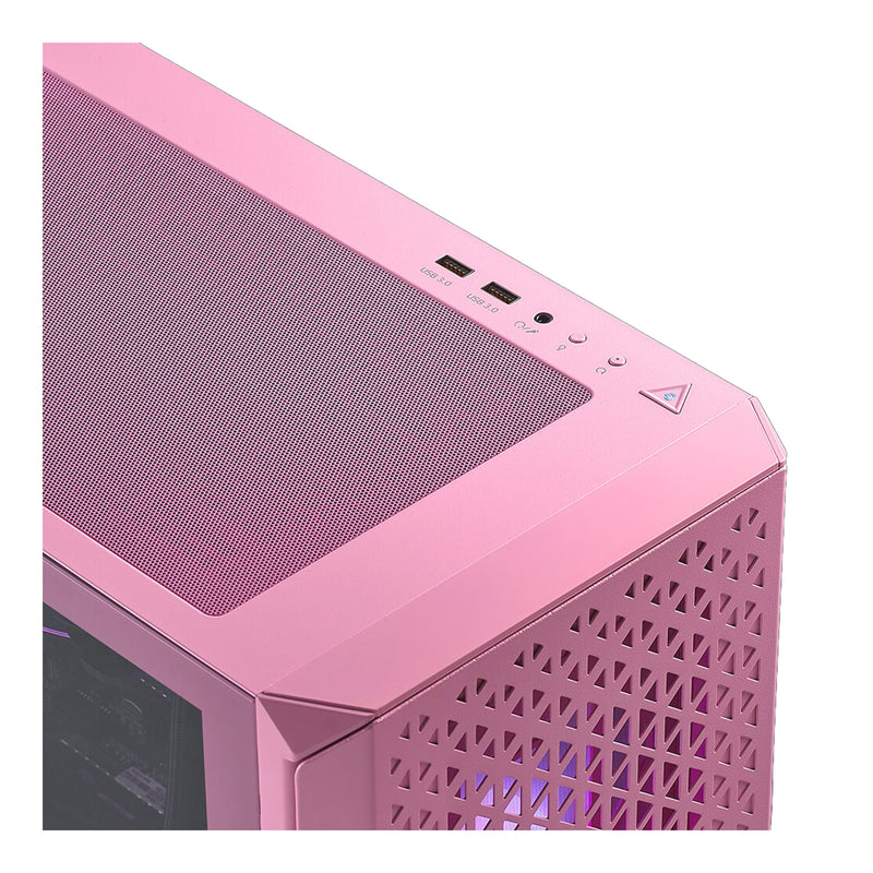 XPG STARKERAIR-PKCUS Starker Air Pink Mid-Tower ATX Case - Pink