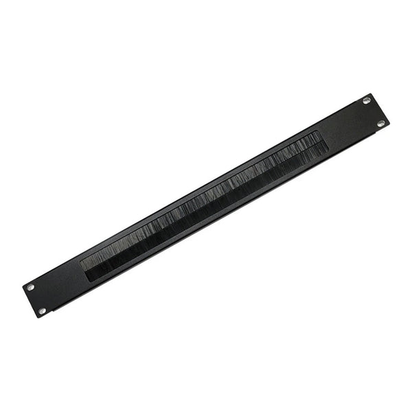 Altex Preferred MFG Altex Preferred MFG STV-HORG10F 1U 19in Metal Horizontal Rack Mount Cable Management Brush Panel - Black Default Title
