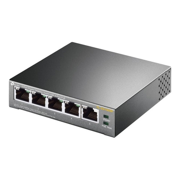 TP-Link TP-Link TL-SG1005P 5-Port Gigabit Desktop Switch with 4-Port PoE+ 65W Default Title
