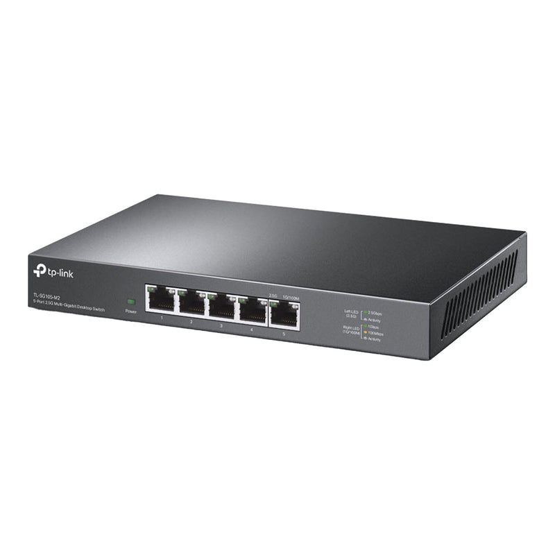 5-Port Multi-Gigabit 2.5Gbps Unmanaged Plug and Play Network Ethernet 2.5G  Switch