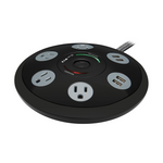 Tripp Lite Conference Power Surge Protector with 4 USB-A Ports | 4-Outlet | Braided Cord | Black | TLP406USBUFO