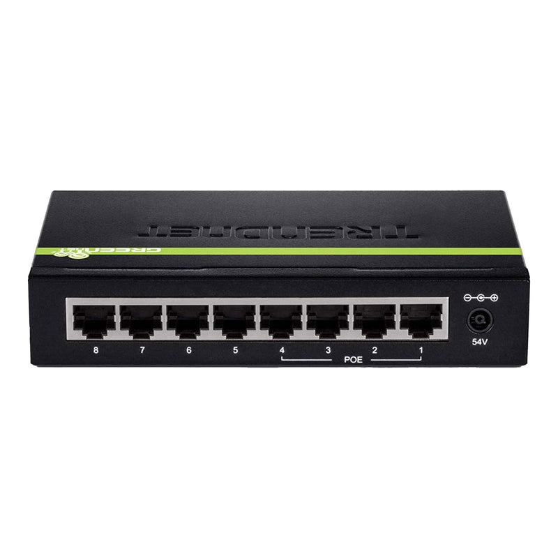 TRENDnet TPE-TG44G 8-Port GREENnet Gigabit PoE+ Switch - 4x PoE+