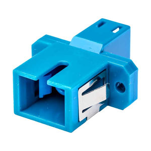 LC to SC Singlemode Flanged Adapter Fiber Coupler | TZ-SMS-LCUSCU-FP