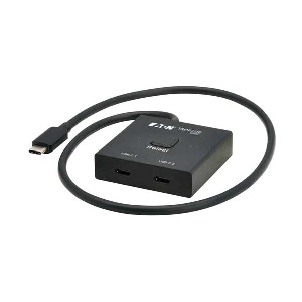 Eaton 2x1 Bi-Directional USB-C Switch | 8K | 10Gbps | 100W PD Charging | U415-002-BDS