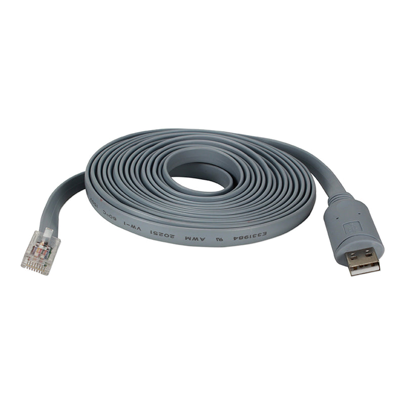 QVS UR-2000M2-RJ45 6ft USB to RJ45 Cisco RS232 Serial Rollover Cable