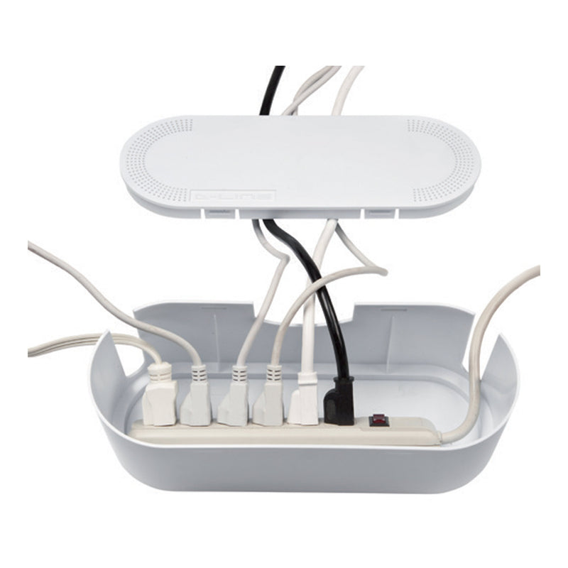 D-Line US/COBSMLW Small Cable Organizer Box - White