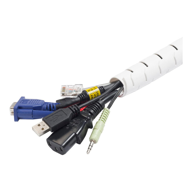 D-Line US/CZ252.5W 8.2ft 1" Cable Zipper - White