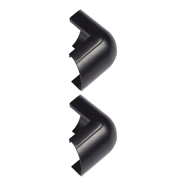 D-Line US/FLET3015B-2PK 2-Pack Equal Tee Mini Cable Raceway Accessory - Black