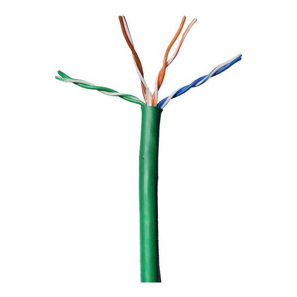 Altex Preferred MFG Altex Preferred MFG CAT5e 24AWG 4-Conductor Solid Copper Plenum Jacket Cable - Green - 1,000ft Default Title
