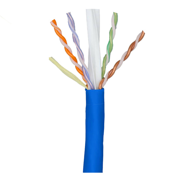 Altex Preferred MFG Altex Preferred MFG CAT6a 23AWG 4-Conductor Solid Copper Plenum Jacket 10G F/UTP Cable  - Blue - 1,000ft Default Title
