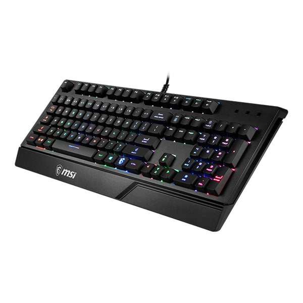 MSI MSI VIGOR GK20 Backlit Ergonomic Gaming Keyboard - Black Default Title
