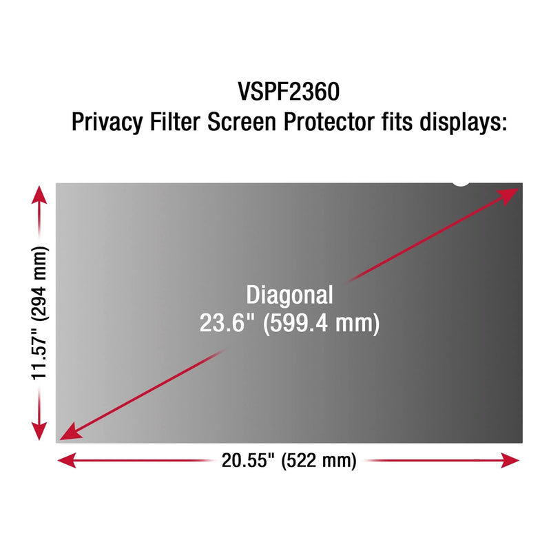 ViewSonic VSPF2360 23.6" Privacy Filter Screen Protector