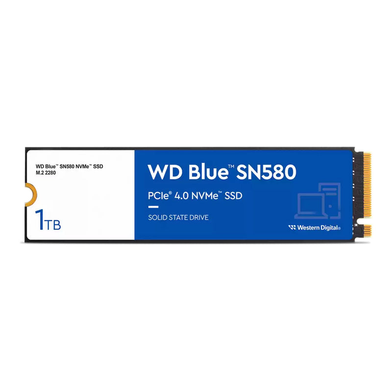 Western Digital WDS100T3B0E 1TB WD Blue SN580 M.2 NVMe Gen 4 SSD