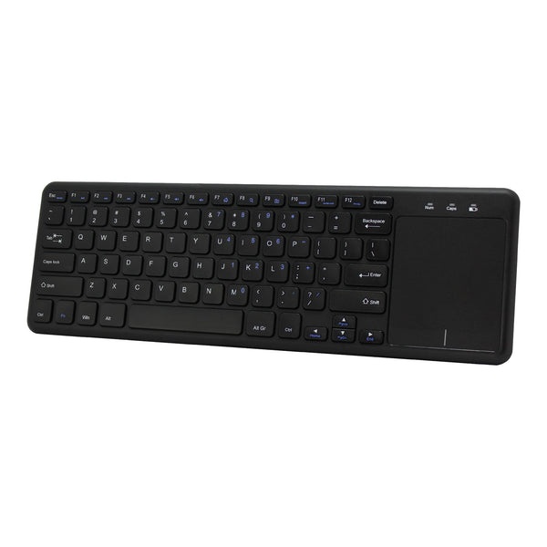 Adesso Adesso WKB-4050UB Ultra-Slim Wireless Keyboard with Built-in Touchpad - Black Default Title
