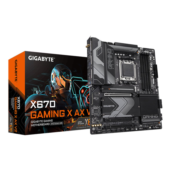 Gigabyte Gigabyte X670 GAMING AX V2 AMD AM5 ATX Ultra Durable Gaming Motherboard Default Title
