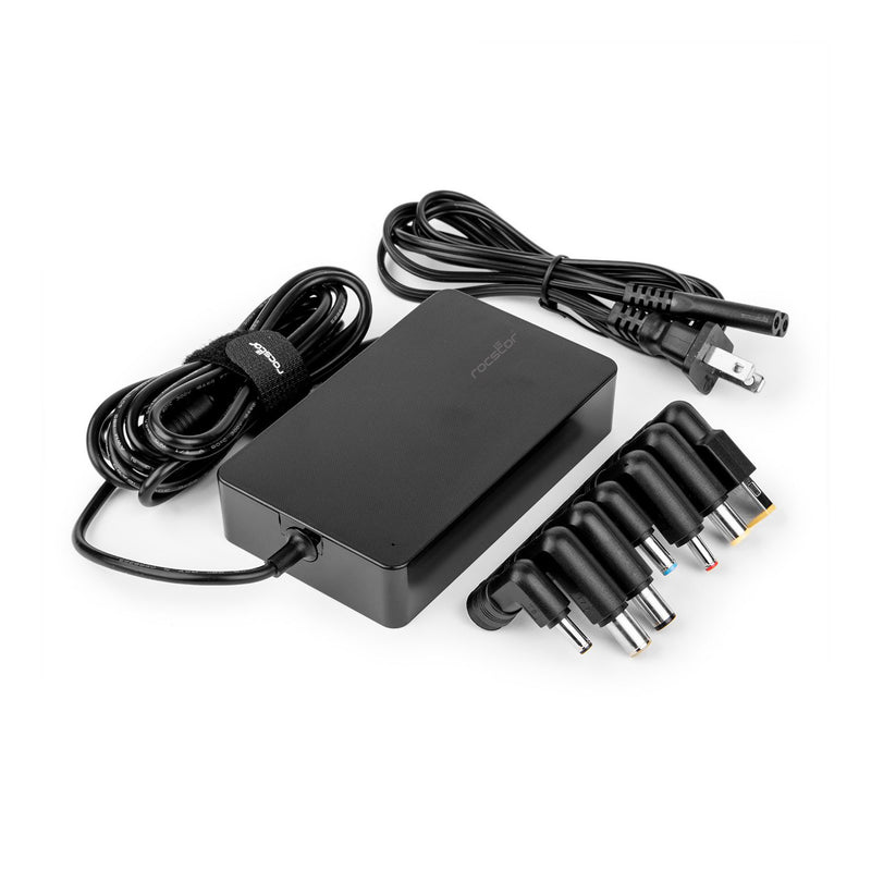Rocstor Y0PS90-B 90W Premium Universal Laptop Charger with 9 Interchangeable Tips