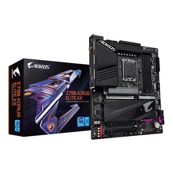 Gigabyte GIGABYTE AORUS Z790 ELITE AX Intel LGA 1700 ATX Motherboard Default Title
