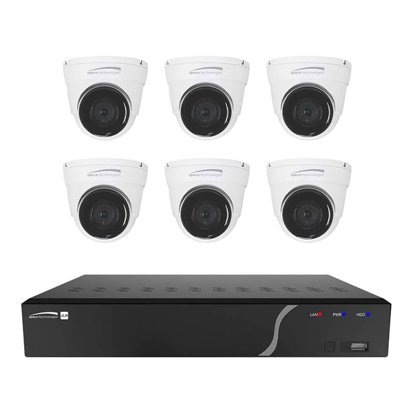 Speco Technologies Speco Technologies ZIPK8N2 8CH 8MP H.265 NVR with 2TB HDD & 6x Outdoor 5MP 2.8mm Night Vision Turret Cameras - NDAA Default Title
