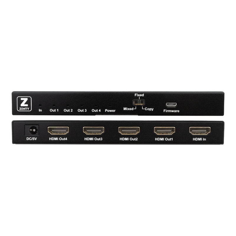 Zenty ZT-125 1x4 4K 60Hz HDMI Splitter
