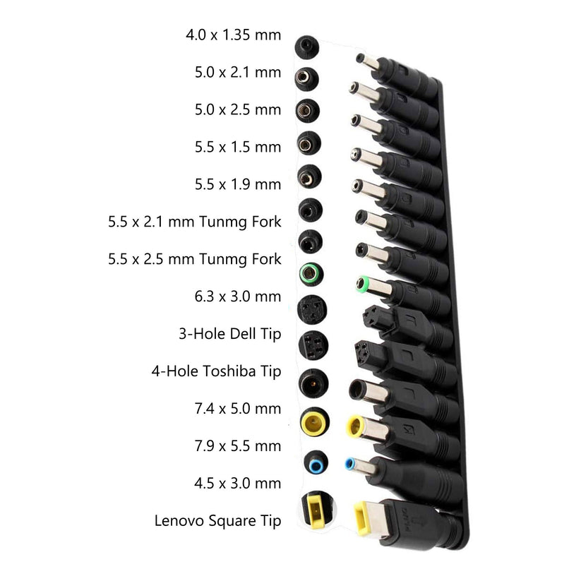 Stackable Dc Connector Altex Preferred MFG DCPLUGKIT-34 34-Piece Universal DC Connectors Plug