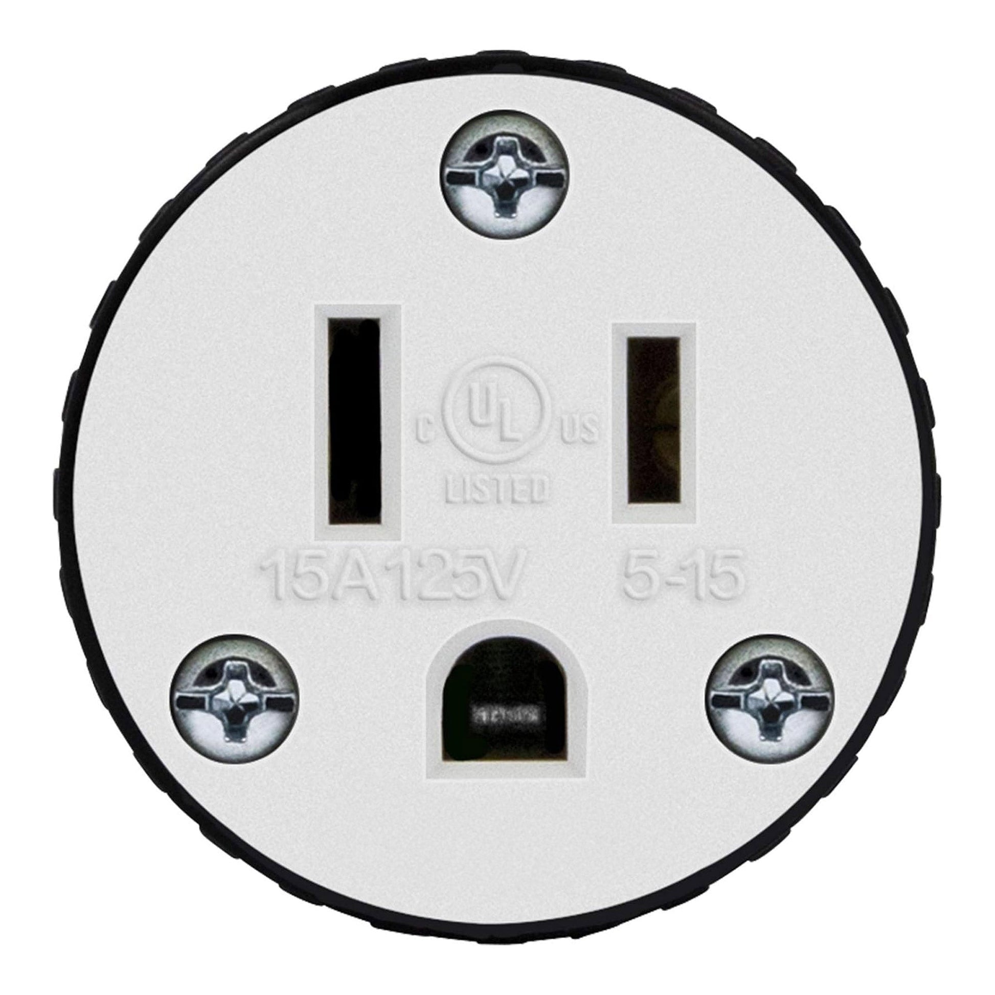 HD IndustrialGrade 3Wire 2Pole 15A 125V 60Hz NEMA 515R