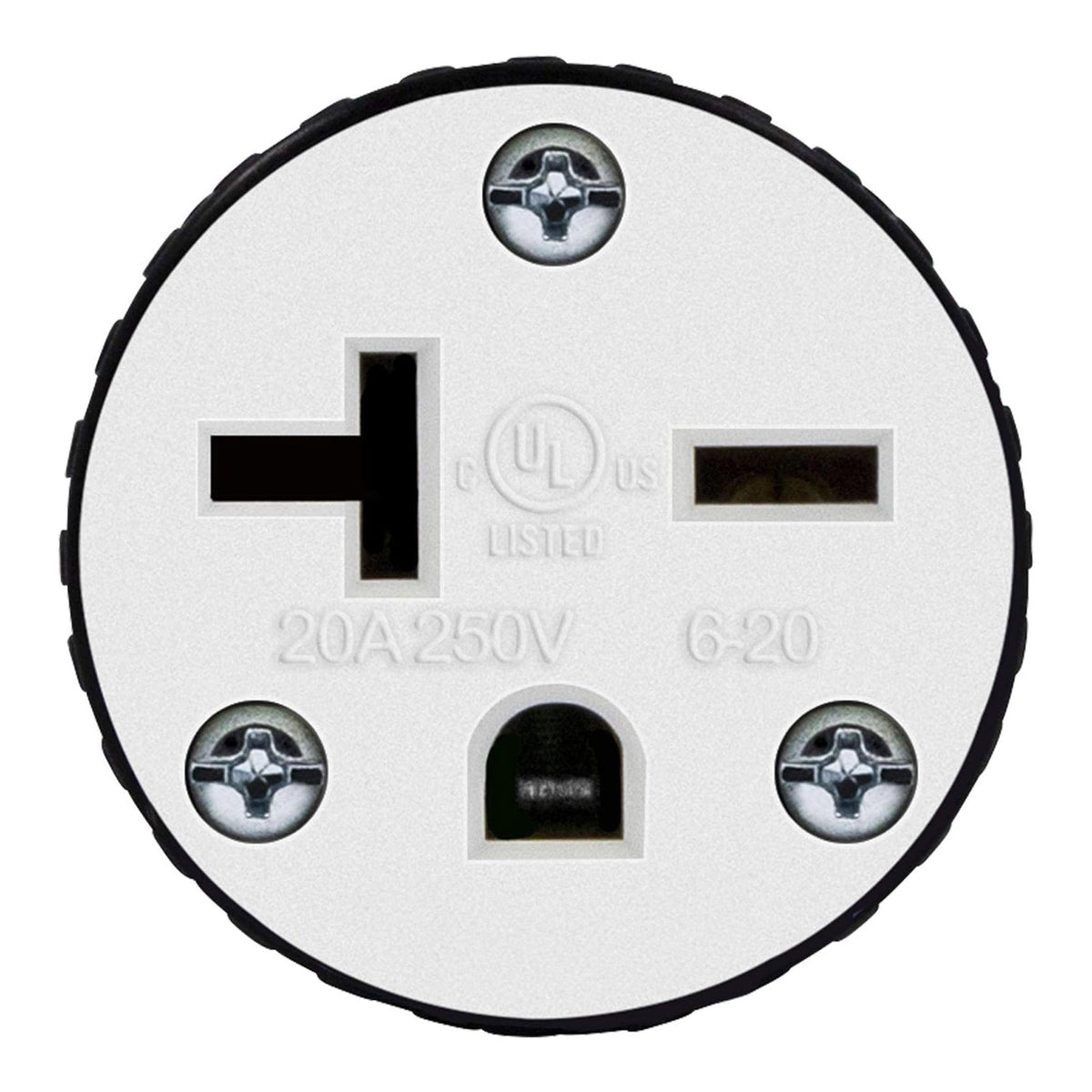 Size 20r HD Industrial Grade 3-Wire 2-Pole 20A 250V 60Hz NEMA 6-20R