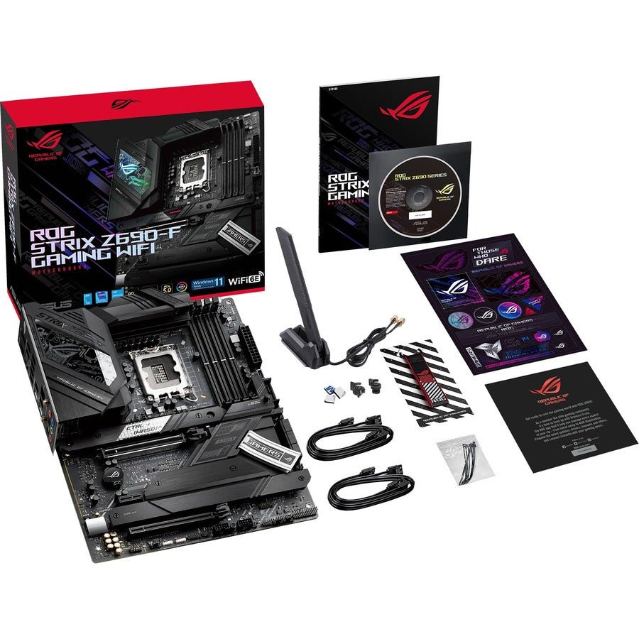 ASUS ROG STRIX Z690-F GAMING WIFI 6E Intel LGA1700 DDR5 ATX Motherboar ASUS ROG STRIX Z690-F GAMING WIFI 6E Intel LGA1700 DDR5 ATX Motherboar