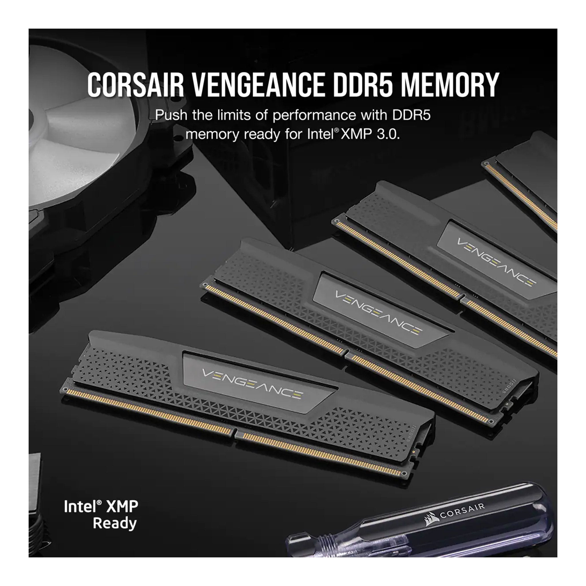D*e様 VENGEANCE DDR5 32GB ジャンク VENGEANCE® 32GB (2x16GB) DDR5 DRAM 5600MHz C40 Memory Kit — White