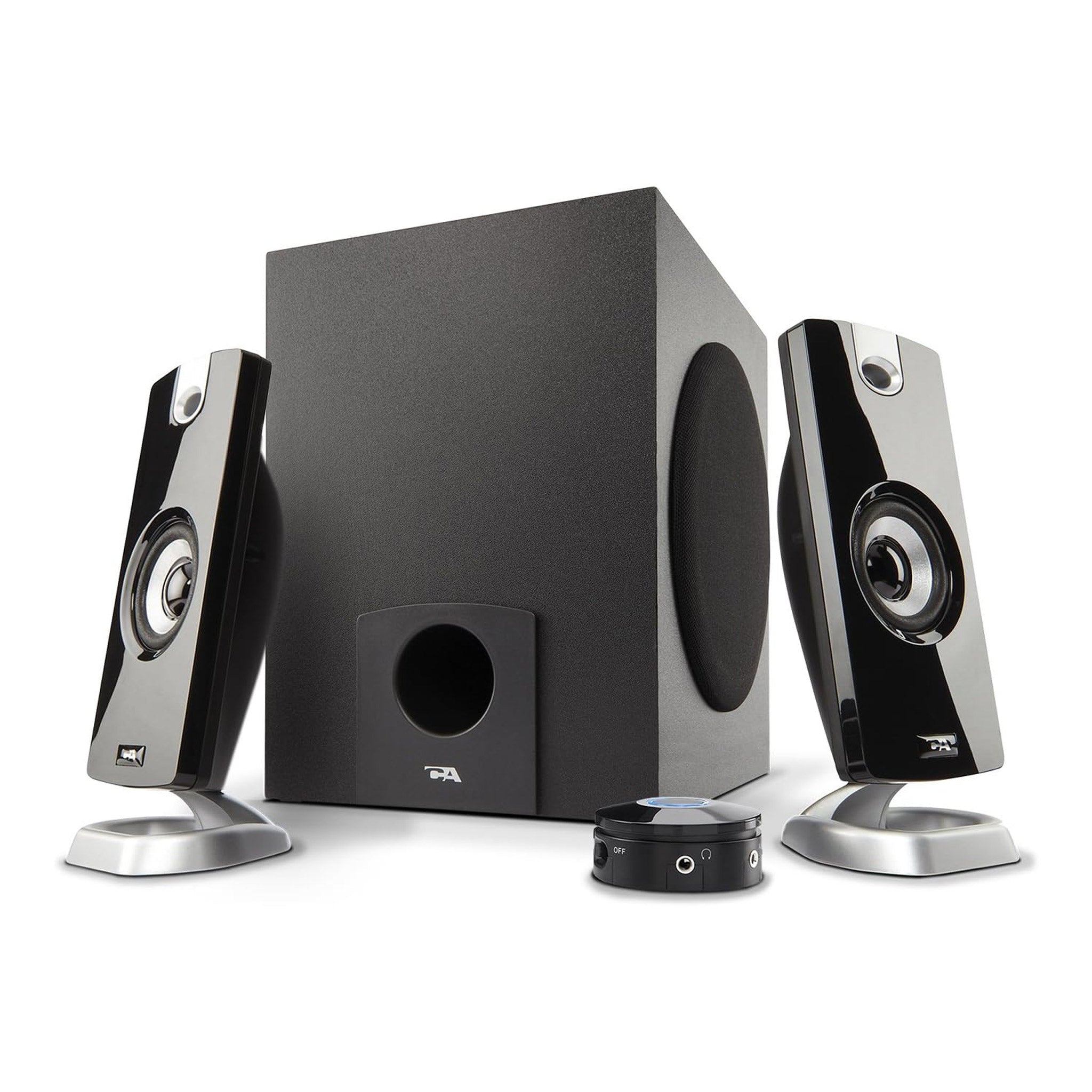 Cyber Acoustics CA-3090 2.1 Powered Speaker System with Control Pod